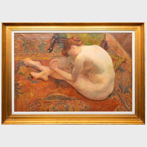 ALFRED STEVENS (1817-1875): ETUDE