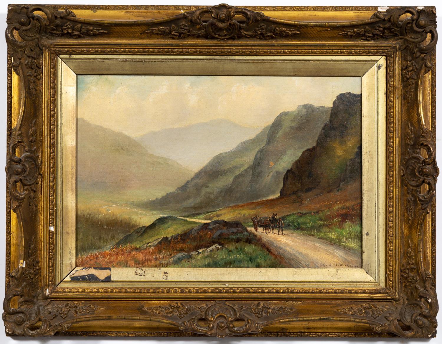ALFRED WILDE, MOUNTAIN LANDSCAPE,
