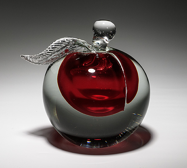 Alfredo Barbini Art Glass Apple