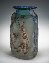 Alfredo Barbini Art Glass Vase