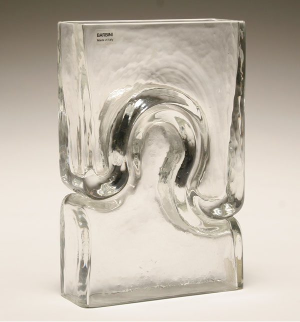 Alfredo Barbini contemporary molded