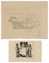 ALFREDO ZALCE (1908-2003), TWO