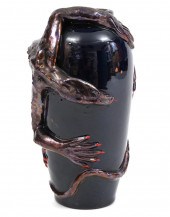 ALICE HAGEN CERAMIC LIZARD VAS