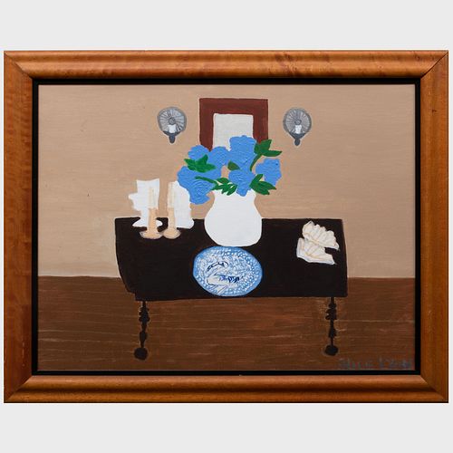 ALICE LYON: STILL LIFE WITH BLUE
