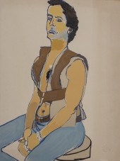ALICE NEEL "MAN IN HARNESS" LI