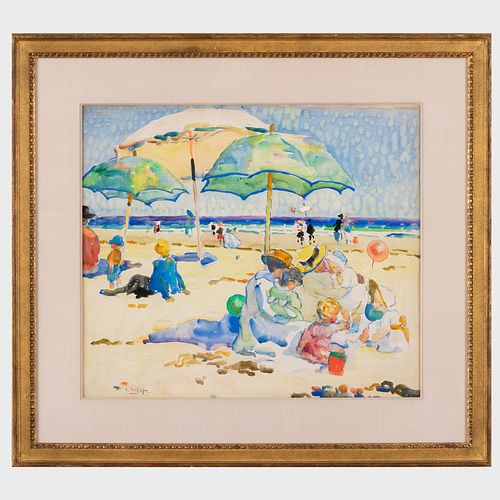 ALICE SCHILLE (1869-1955): BEACH