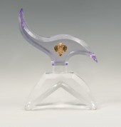 ALICIA SIGNED LUCITE PERFUME B