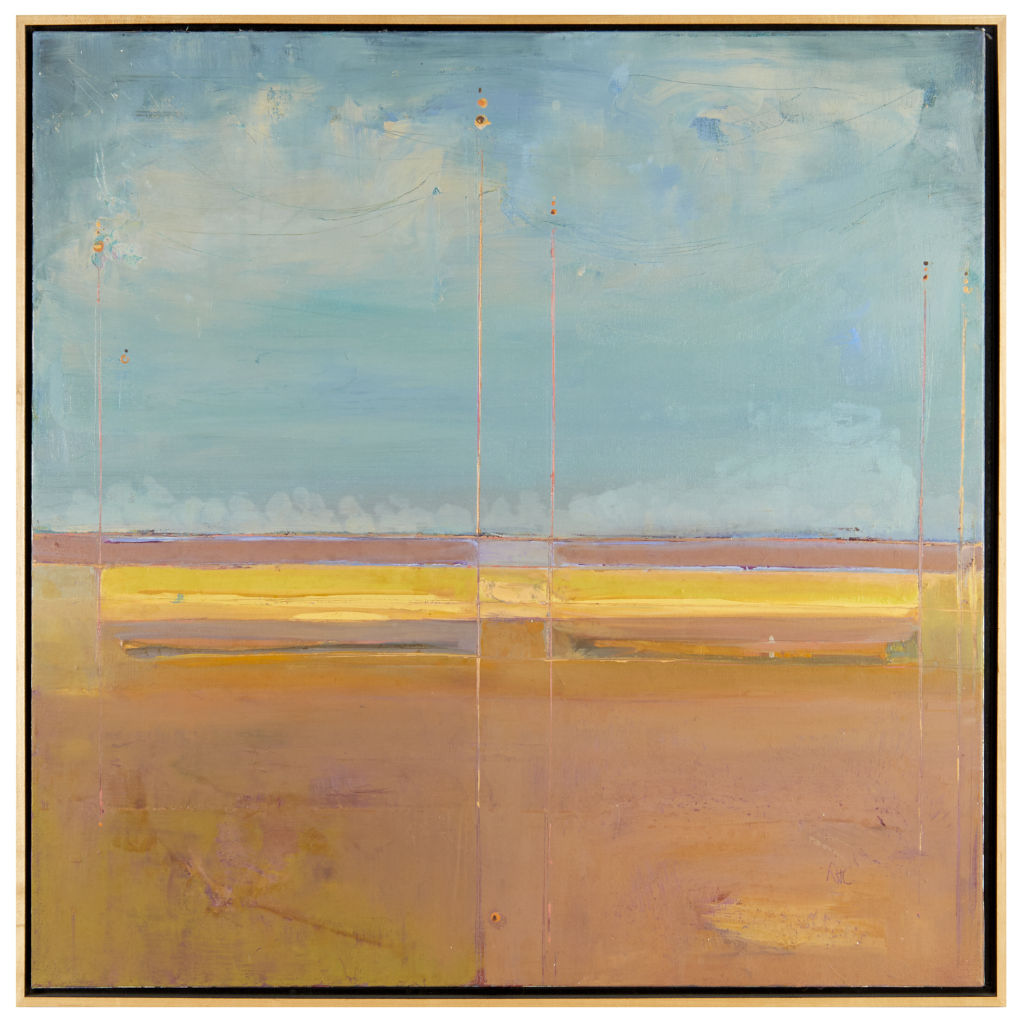 ALISON HALL-COOLEY, OIL ON CANVAS