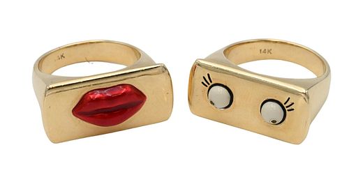 ALISON LOU EYES AND LIPS 14 KARAT