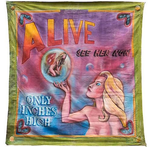 ALIVE. SEE HER NOW. ONLY INCHES