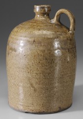 Alkaline-Glazed Stoneware Jug