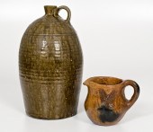Alkaline Glazed Stoneware Jug