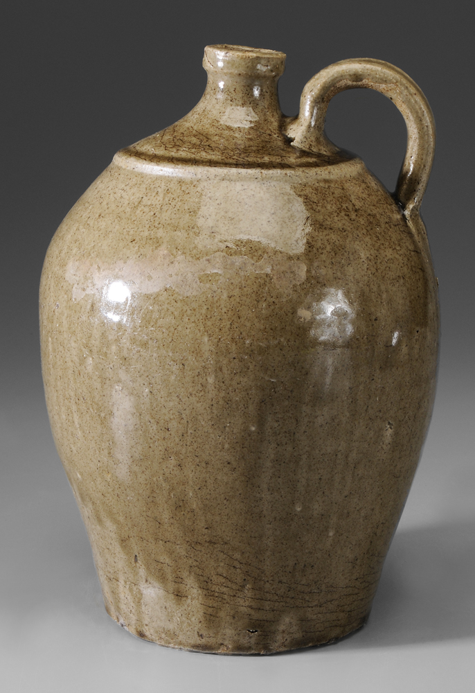 Alkaline-Glazed Stoneware Jug