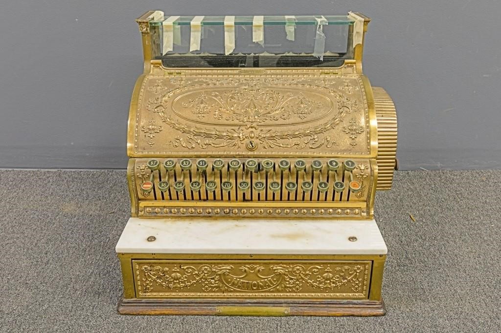 All brass National Cash Register