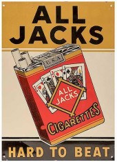 ALL JACKS TIN CIGARETTE ADVERT