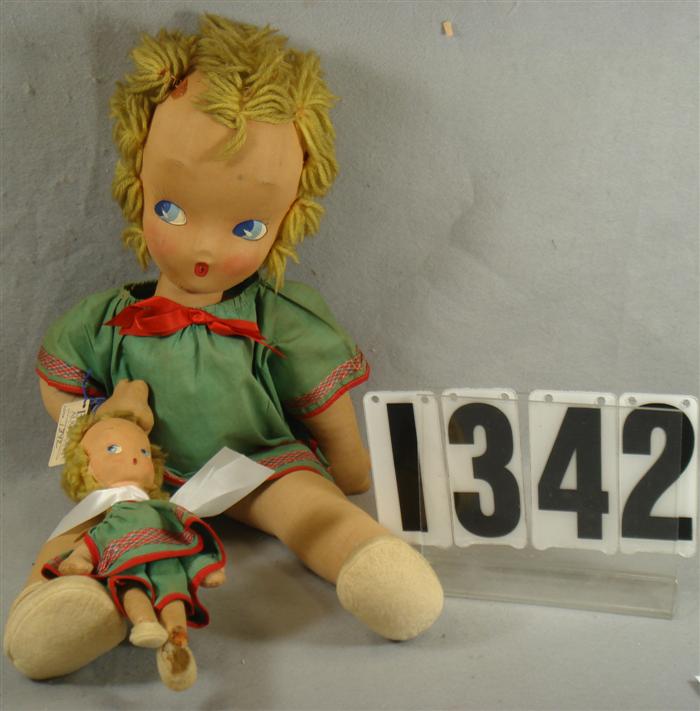 All original Ideal doll, cloth,