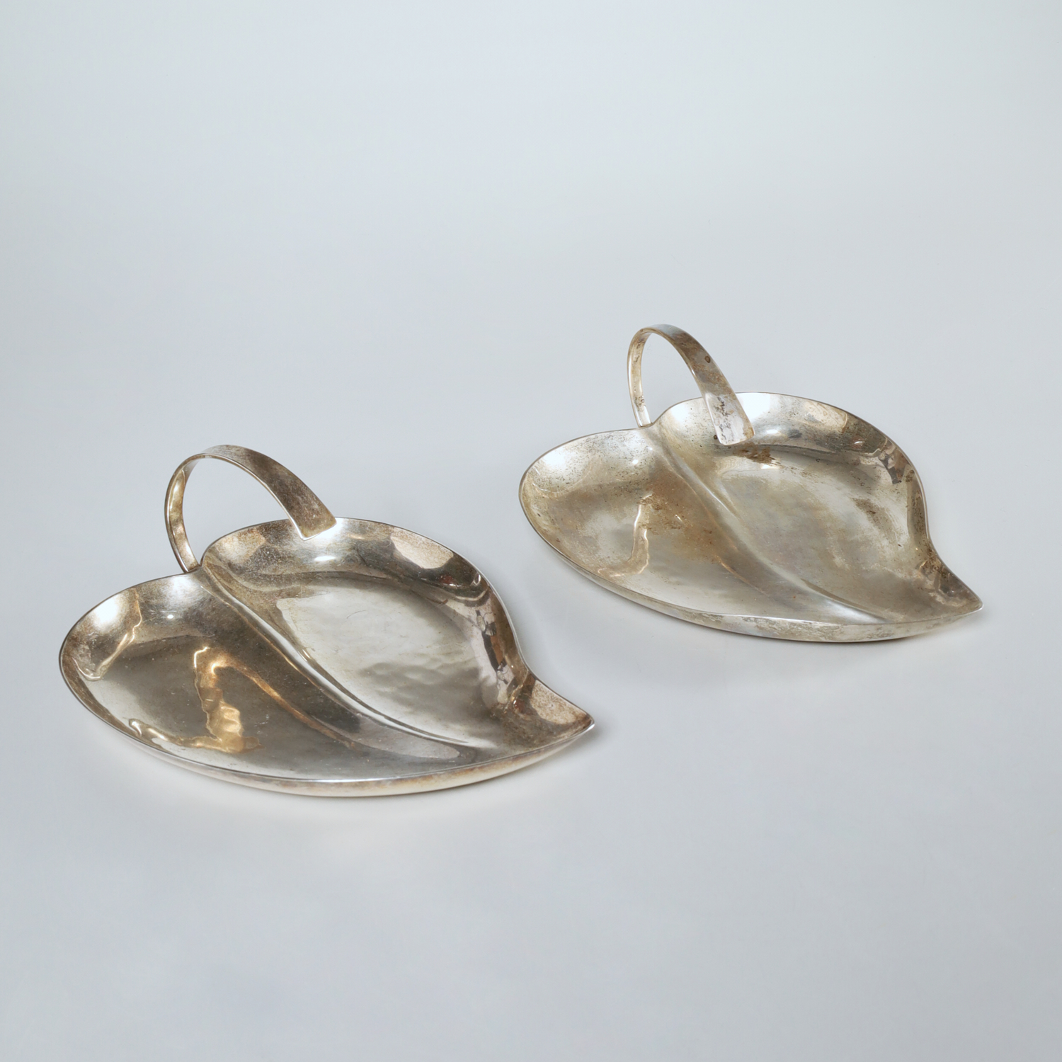 ALLAN ADLER, HANDMADE STERLING LEAF