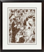 ALLAN CRITE, SIGNED LITHOGRAPH