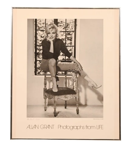 ALLAN GRANT SIGNED MARILYN MONROE