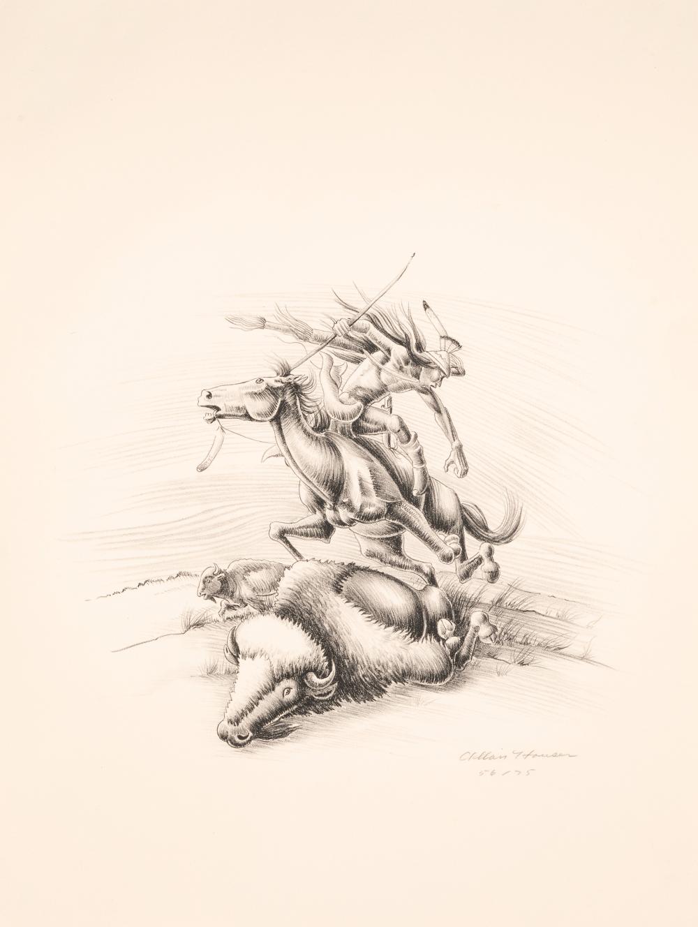 ALLAN HOUSER, NATIVE AMERICAN,