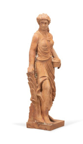 ALLEGORICAL CAST IRON GARDEN F