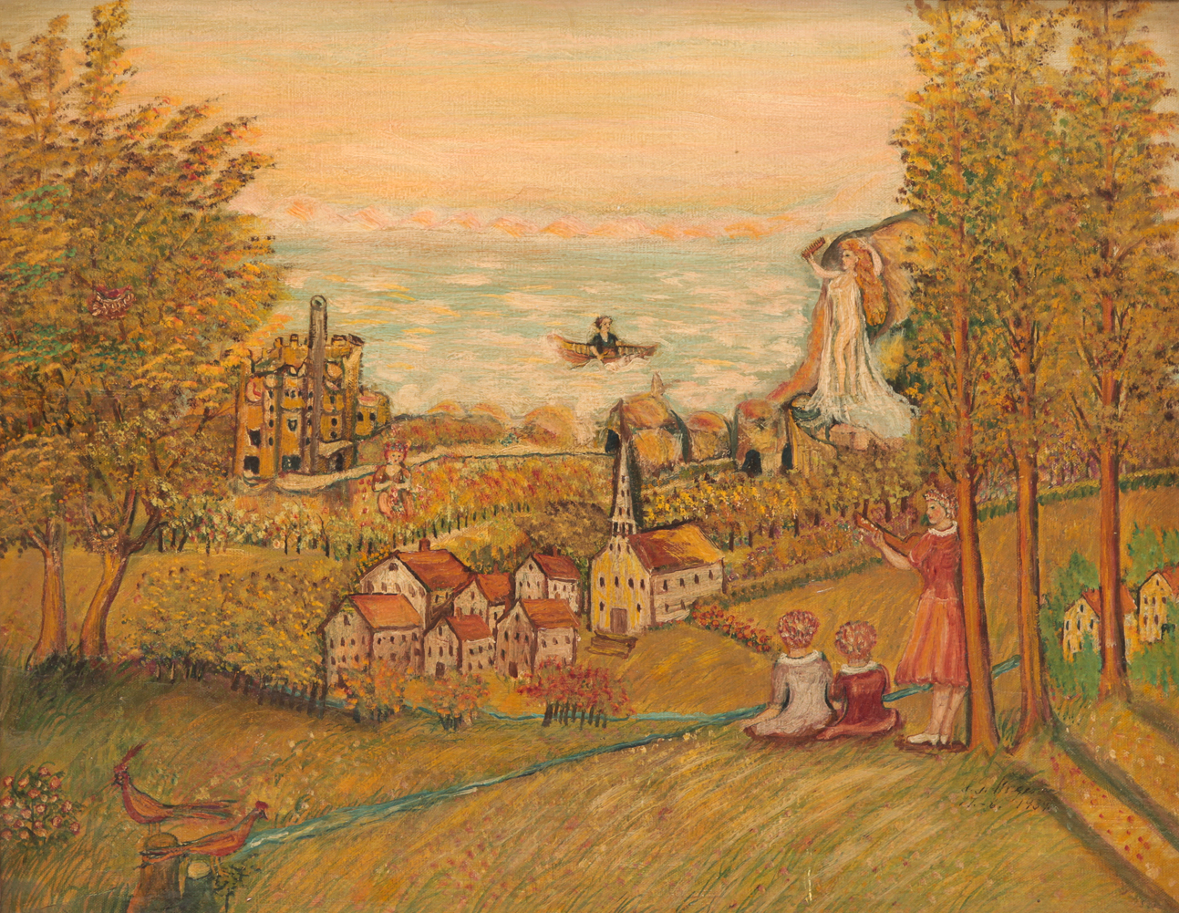 ALLEGORICAL LANDSCAPE BY