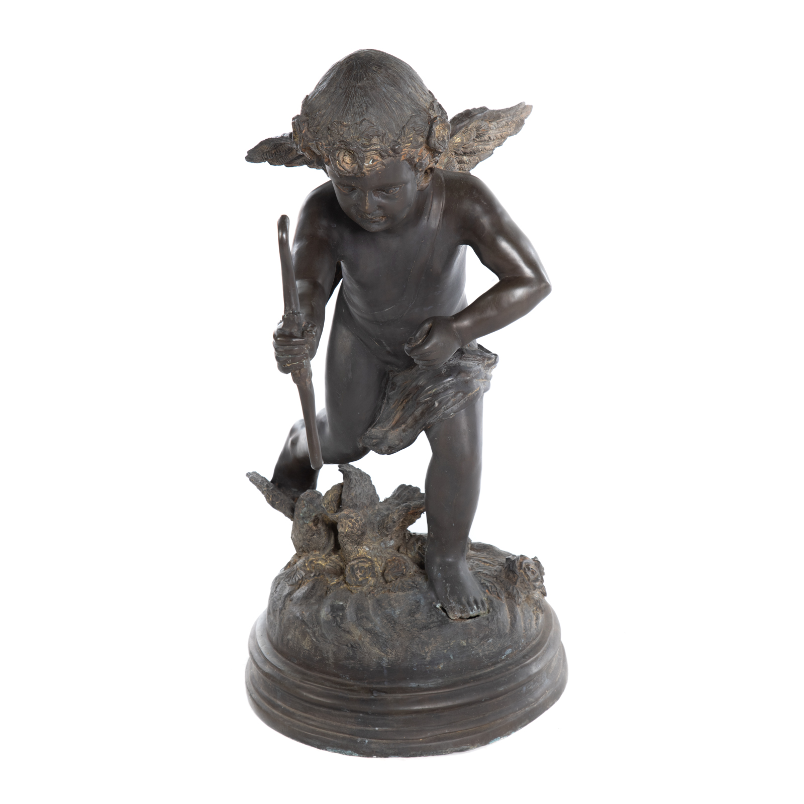 ALLEGORY OF LOVE, BRONZE SIGNED