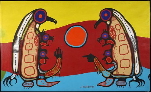 ALLEN ANGECONEB ACRYLIC ON CANVAS
