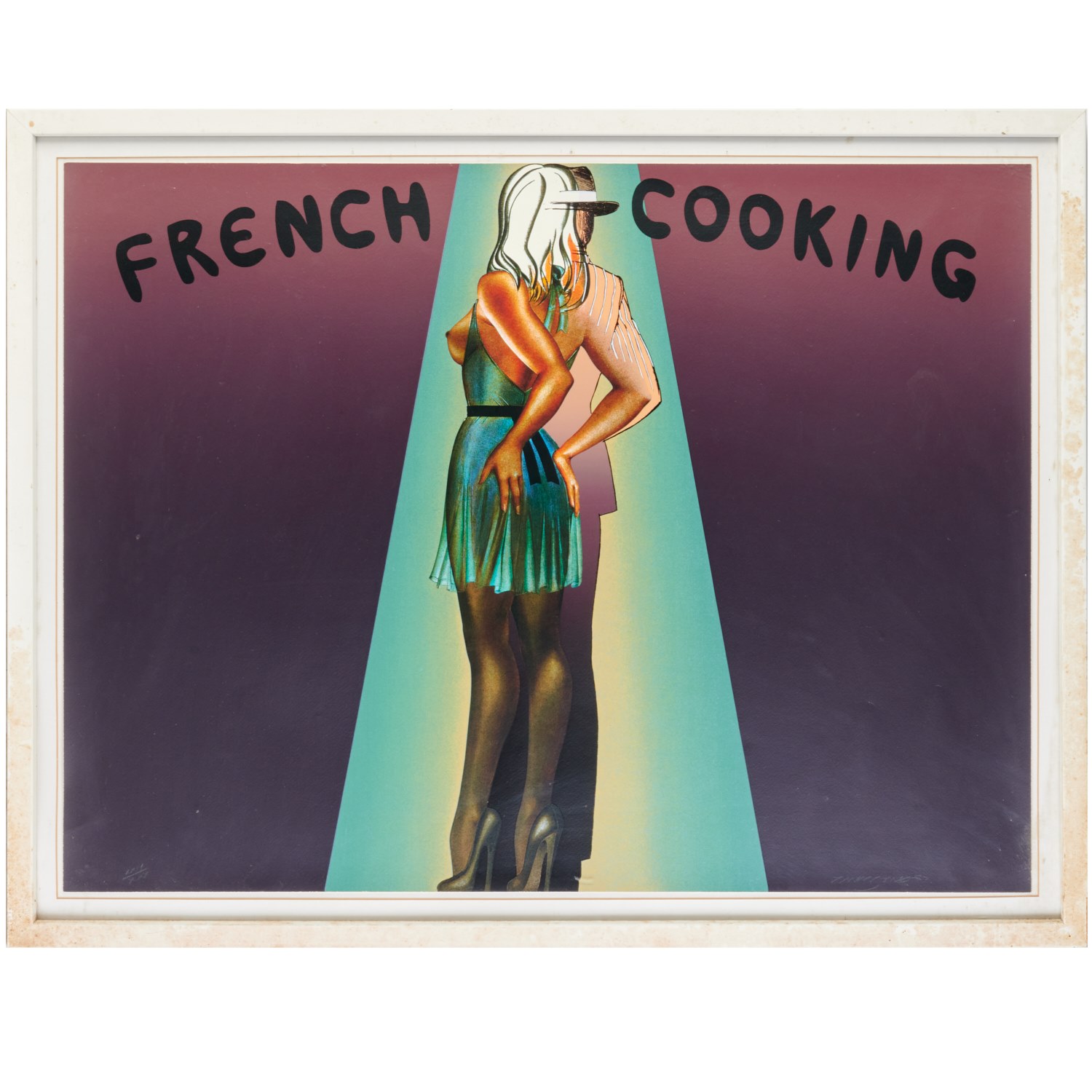 ALLEN JONES, COLOR SILKSCREEN, 1973