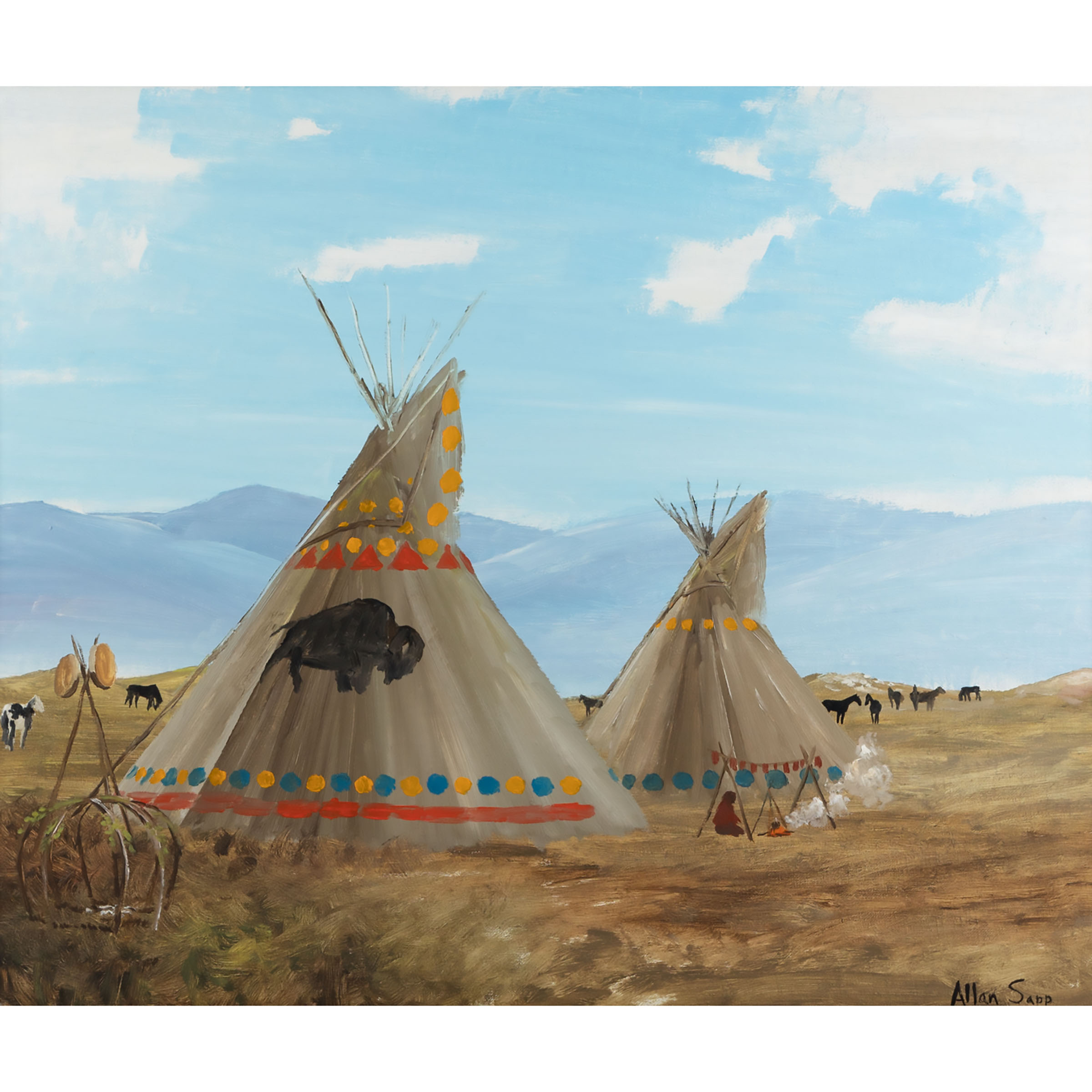 ALLEN SAPP (1929-2015), Cree