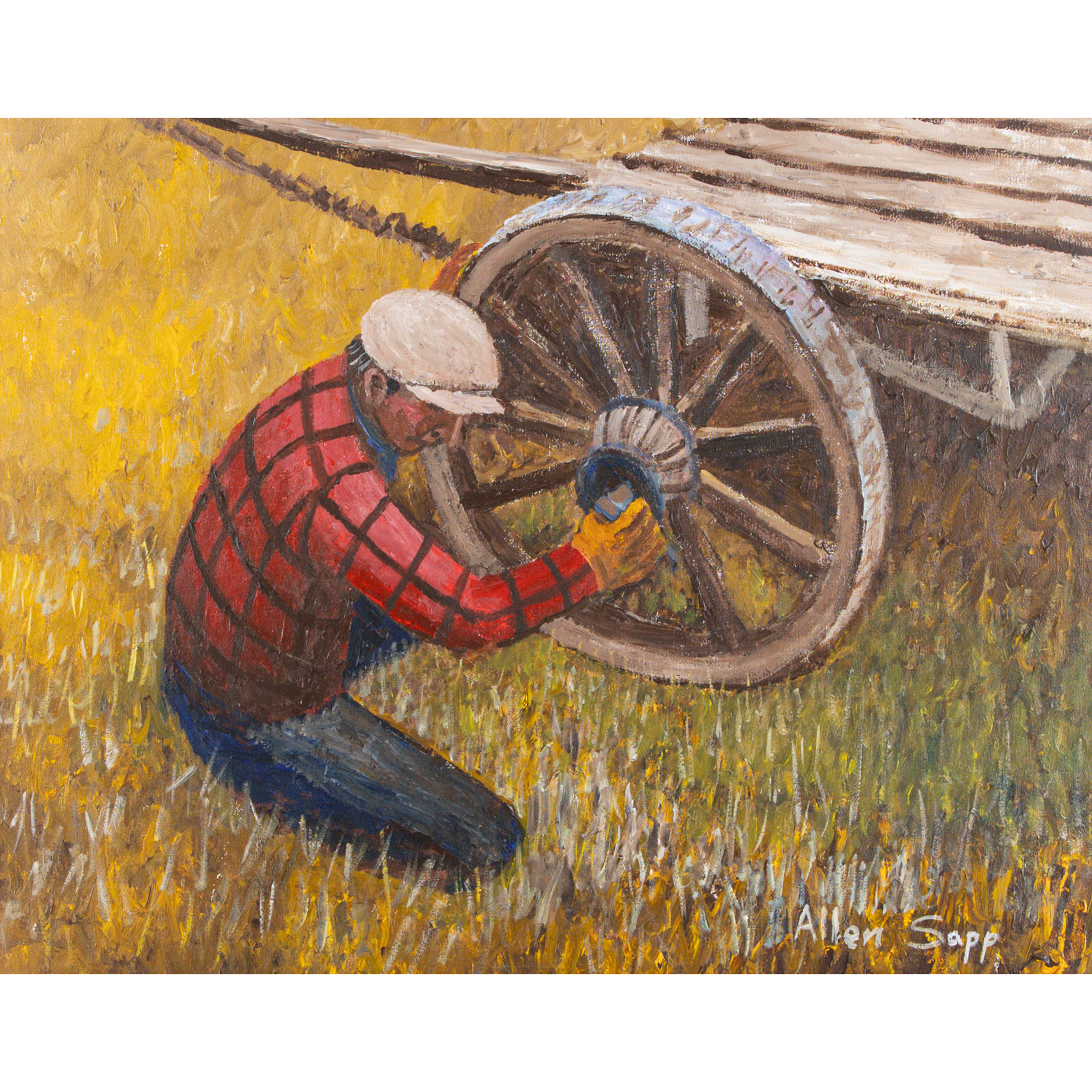 Allen Sapp (1929-2015), Cree FIXING