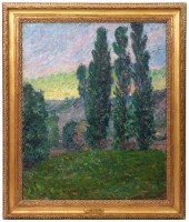 ALLEN TUCKER 'POPLARS' LANDSCA