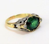 ALLSOP BROS 14K GOLD EMERALD D