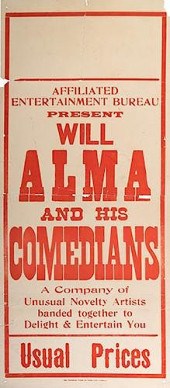 ALMA, WILL (OSWALD GEORGE WILL