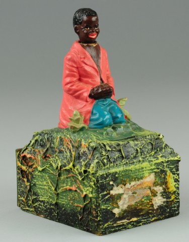 ALMS BOX WITH NODDING CHILD STILL