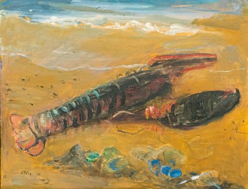 ALPHAEUS P COLE OIL ON