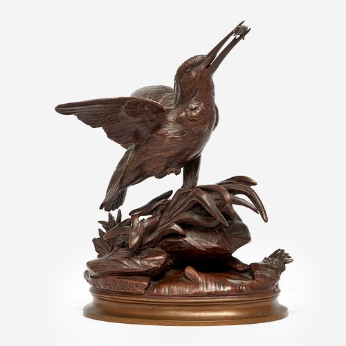 ALPHONSE ARSON PATINATED BRONZE