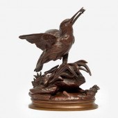 ALPHONSE ARSON PATINATED BRONZ