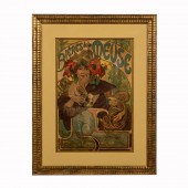 ALPHONSE MUCHA "BIERES DE LA M