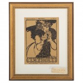 ALPHONSE MUCHA. "COCORICO," WO