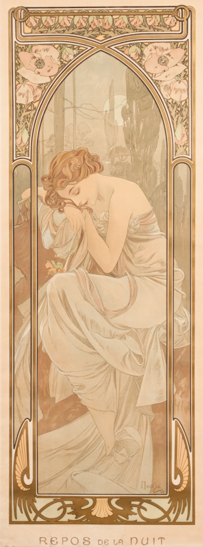 Alphonse Mucha (Czech 1860-1939).