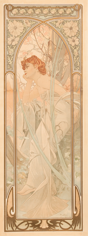 Alphonse Mucha (Czech 1860-1939).