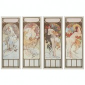 ALPHONSE MUCHA "SEASONS" SERIE