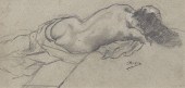 ALPHONSE OSBERT, RECLINING NUD