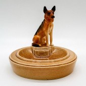 ALSATIAN ASHTRAY - ROYAL DOULT