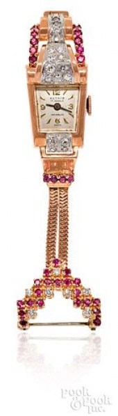 ALTAIR 14K ROSE GOLD BROOCH WA