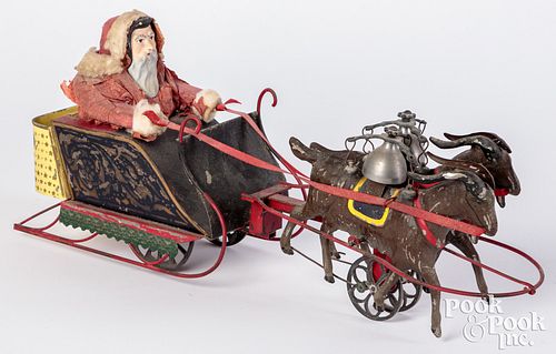 ALTHOF BERGMANN PAINTED TIN SANTA