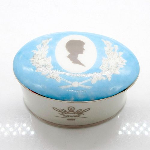 ALTHORP CERAMIC TRINKET BOX,