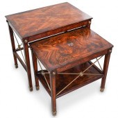 ALTHORP WOOD NESTING TABLESDES
