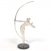 ALUMINUM ART DECO ARCHER 22 ¼"
